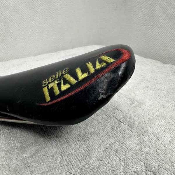 Selle Italia Flite Titanium Saddle | Carbon Fiber | Black Leather | Excellent - Image 5