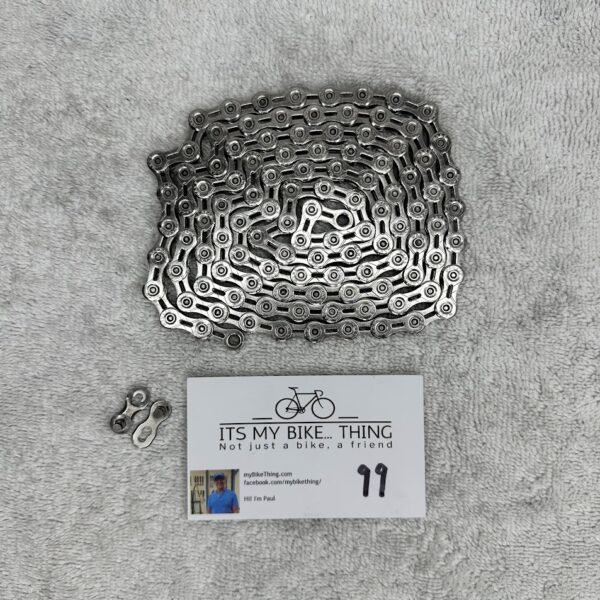 KMC X9 Bicycle Chain | 9 Speed | Silver | 112 Links - Image 2