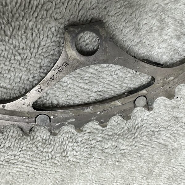 Shimano Dura Ace FC-7700 Crankset | Double 53/42T Chainrings | 172.5mm, Octalink V1 - Image 2