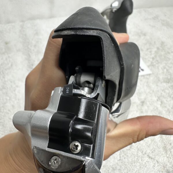 Shimano Dura-Ace ST-7700 Brake Levers/Shifters | 9 Speed, Double | Silver Black - Image 4