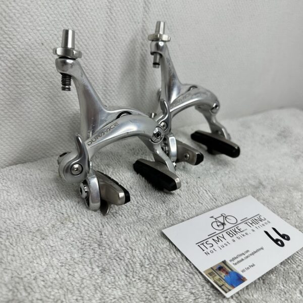 Shimano Dura-Ace BR-7700 Brake Calipers | Dual Pivot | NM Pads | Silver - Image 3