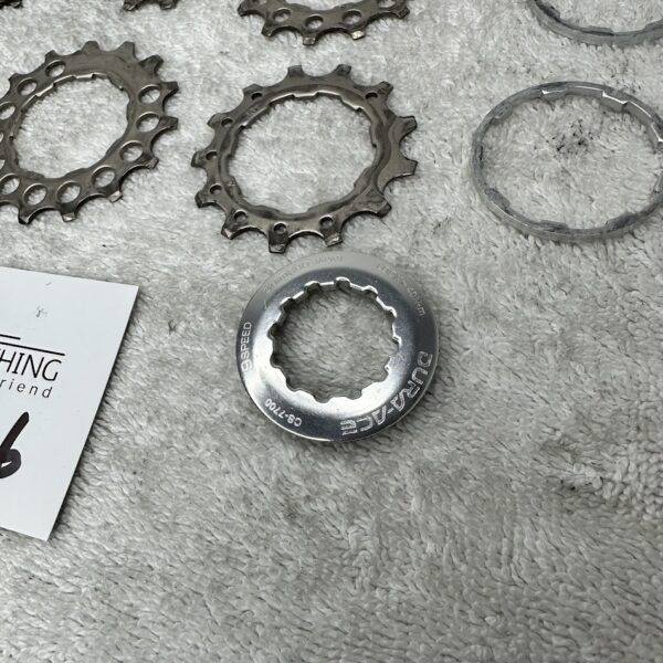 Shimano Dura Ace CS-7700  Cassette | 12-23T | 9-Speed | Titanium - Image 4