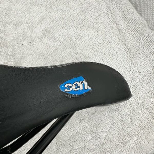 Serfas Deep Groove Dual Density Saddle | Chromoly Rails | Black - Image 6