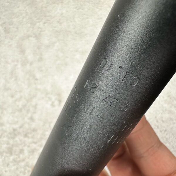 Bianchi Componenti Aluminum Alloy Seatpost | 27.2 x 250mm | 20mm Offset | Black - Image 2