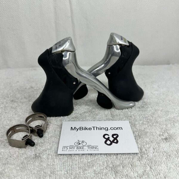 Shimano 105 ST-5500 Shifters | 9 Speed | Double | Silver/Black - Image 6