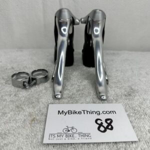 Shimano Dura-Ace ST-7700 Brake Levers/Shifters | 9 Speed, Double | Silver Black