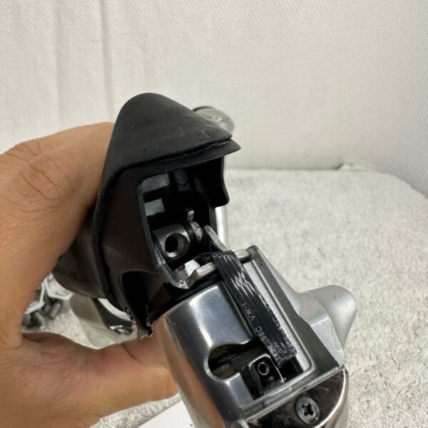 Shimano Dura-Ace ST-7700 Brake Levers/Shifters | 9 Speed, Double | Silver Black - Image 6