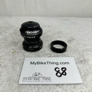 Fondriest CNC Headset | 1-1/8" Threadless | Black