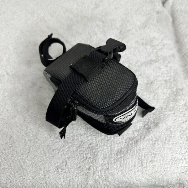 Vaude Bike Mini Saddle Bag | Includes Tool Case | Black/Gray | Excellent - Image 4