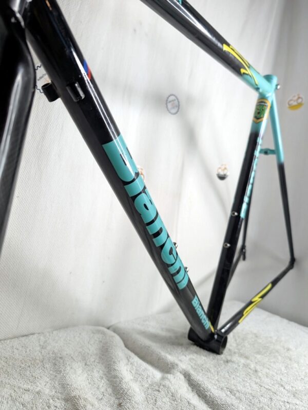 Bianchi Campione Del Mondo Imola Frame & Carbon Fork | 56cm Medium | 631 Steel - Image 8