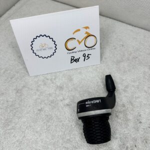 microSHIFT M25-7 Twist Shifter | 7 Speed | Right hand side | Black