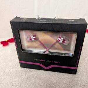 V-MODA Vibe Blush In-Ear Earphones Headphones Pink Metal - New in Box - Holiday Gift Ready