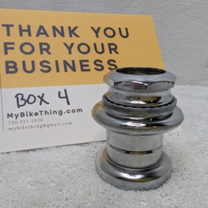 Vintage Steel Headset 25mm French Threaded | 30mm Cups | Complete