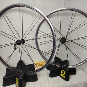 Bontrager Racelite Wheelset | 700c Clincher, 20/24 Bladed | Shimano 8-10 | Anodized Purple