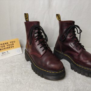 Dr Martens Audrick 8I Platform Boot | Charro Burgundy | UK7 EU41 US9 W / US8 M | Men / Women