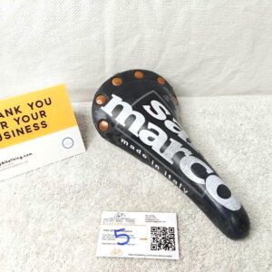 San Marco Regal Racing Replica Saddle | Titanium / Leather | 150mm Med | Italy