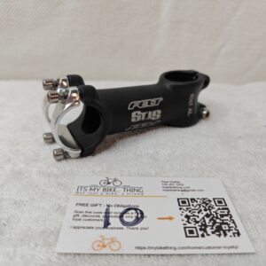 Felt ST Threadless 6061 Alloy Stem | 100 x 31.8mm | 1-1/8" | 5° | Black