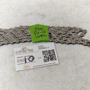 KMC DX10 10-Speed Bike Chain 108 Links | w/PowerLinks | No Stretch | Excellent