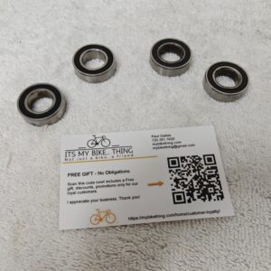 6902-2RS Bearings 15x28x7mm | MTB Suspension Pivot | Set of 4 | Smooth