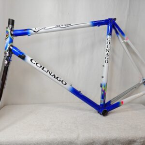 Colnago Altain Frame & Fork 54cm Columbus CrMo4 Steel 90s Art Decor Italy