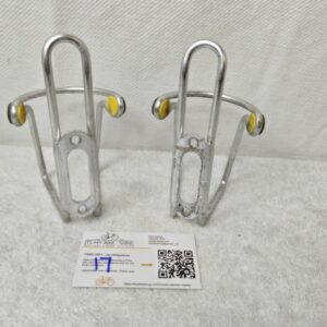 Elite Ciussi Alloy Tubolare Bottle Cage Pair | Yellow | Italy Vintage
