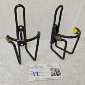 Elite Ciussi Lightweight Tubular Bottle Cage Pair | Black | Italy Vintage