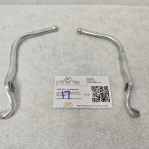 Dia-Compe Safety Brake Levers Turkey Arms Pair | Vintage Japan | Silver