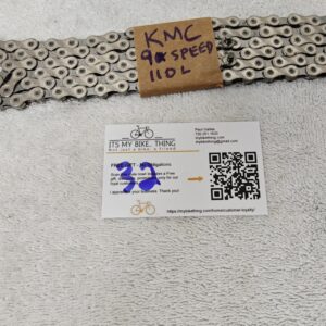 KMC X9 9-Speed Chain | 110 Links | No Stretch | Quicklink | Shimano SRAM