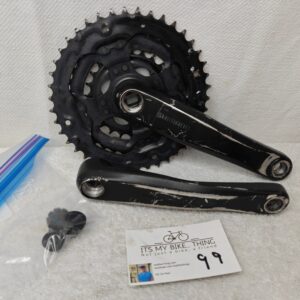 Shimano Triple Crankset  | 42-34-24, 175mm, 8 Speed | Square Taper