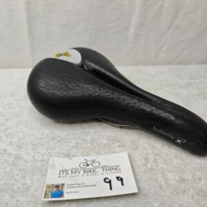 Terry Butterfly X Saddle | Titanium Rails | Leather | 160mm | Black | VG+