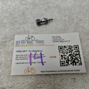 NOS Tubeless Schrader Valve Stem | 14mm | Removable Core